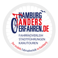 Logo hamburg Anders erfahren, Fahrradverleih und Stadtführungen